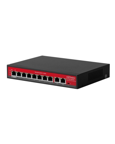 PND-08P-2M-BT1 (120W). Коммутатор AI 10-портовый с функцией PoE. Polyvision в Рубцовске