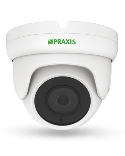 PE-7141IP 2.8. Видеокамера IP купольная. Praxis в Рубцовске