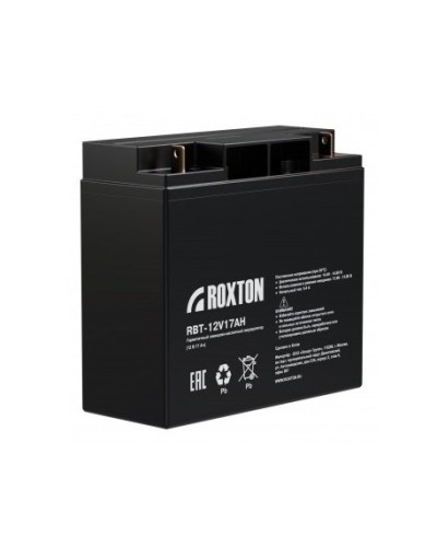 RBT-12V17AH. Аккумулятор герметичный свинцово-кислотный. ROXTON в Рубцовске