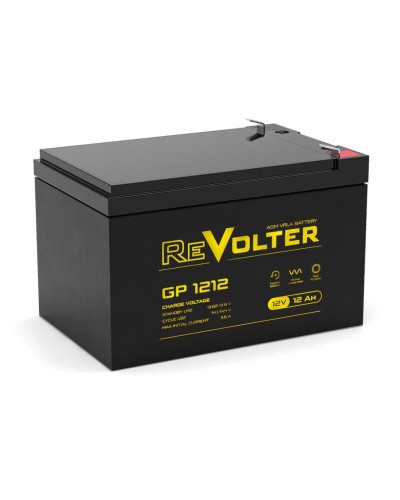 Revolter GP 1212. Аккумулятор автомобильный герметичный свинцово-кислотный. Revolter в Рубцовске