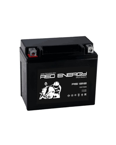 Red Energy RS 1212. Аккумулятор герметичный свинцово-кислотный стартерный. Red Energy в Рубцовске