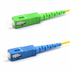 Патч-корд оптический переходной (SM), 9/125 (OS2) SC/APC-SC/UPC, (Simplex), LSZH, 7м REXANT (50-2061): Патч-корд оптический