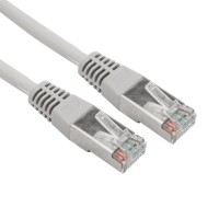 Шнур коммутационный, патч-корд F/UTP RJ45-RJ45, CAT 6, ZH нг(А)-HF, серый, 0,5м REXANT (18-8101-1). Патч-корд FTP. Rexant