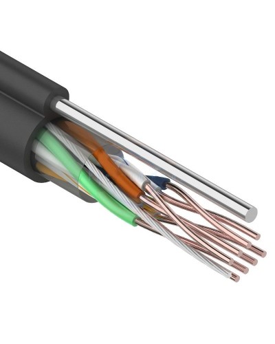 U/UTP 4PR 24AWG CAT5e 305м OUTDOOR+ТРОС*1 REXANT (01-0046). Кабель «витая пара» (LAN) для структурированных систем связи. Rexant в Рубцовске