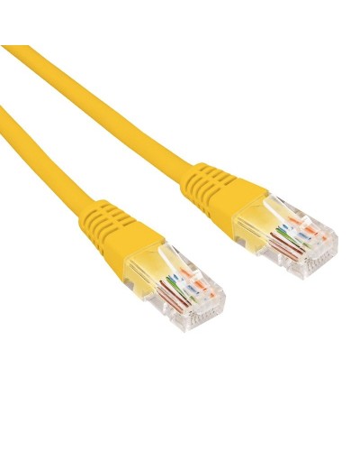 Патч-корд U/UTP CAT 6, RJ45-RJ45, 26AWG, LSZH, желтый, 5м REXANT (02-0295-5). Патч-корд UTP. Rexant в Рубцовске