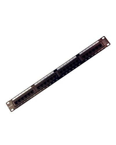 Коммутационная панель, 19", 1U, 24 порта RJ-45, категория 5e, UTP неэкранированная, черная Rexant (04-0021): Патч-панель 19" в Рубцовске