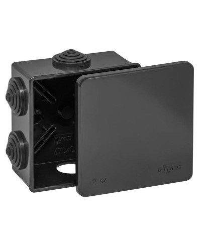Коробка TYCO ОП 85х85х40мм УХЛ1 IP54 черный (67040Ч). Коробка распределительная. RuVinil в Рубцовске