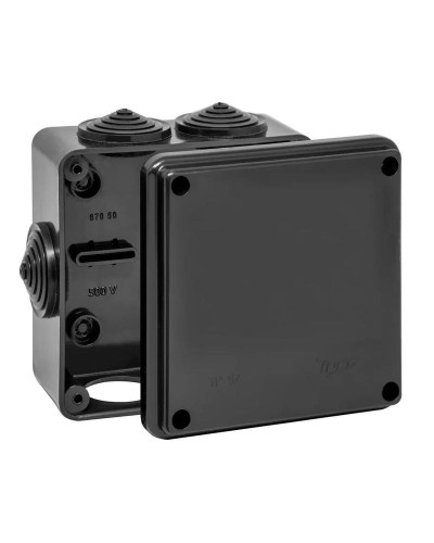 Коробка TYCO ОП 100х100х50мм УХЛ1 IP54 черный (67050Ч). Коробка распределительная. RuVinil в Рубцовске