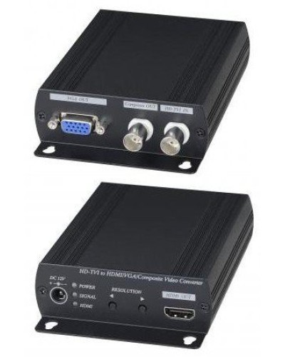 AD001HD4. Преобразователь-разветвитель AHD/HDCVI/HDTVI в HDMI/VGA/CVBS. SC&T в Рубцовске