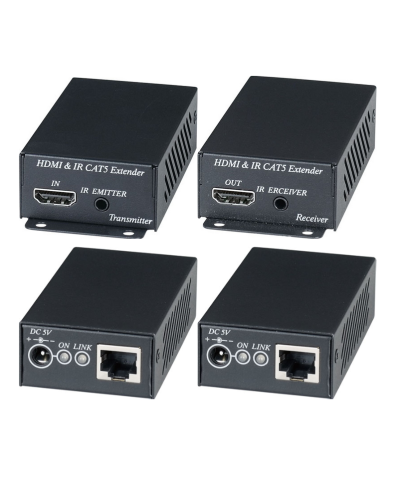 HE02EI. Комплект для передачи HDMI-сигнала с ИК-повторителем. SC&T в Рубцовске