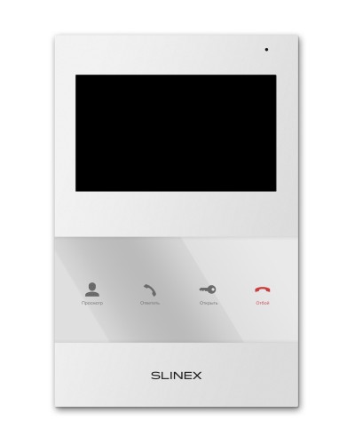 SQ-04 (белый). Монитор домофона цветной. SLINEX в Рубцовске