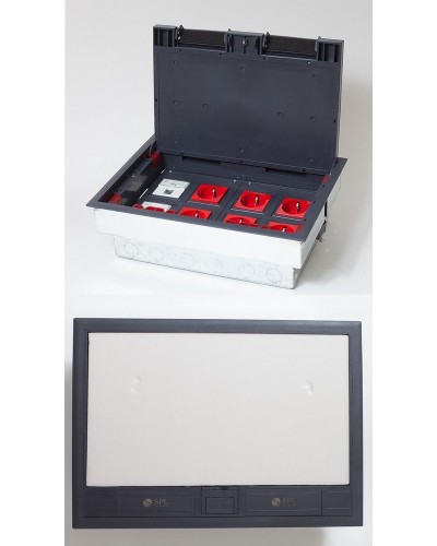 Люк на 8 постов (45х45), металл/пластик, с металлической коробкой, IP40 (300009). Люк. SPL в Рубцовске