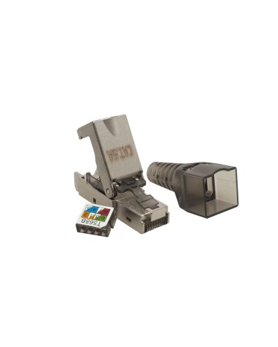 Коннектор 8P8C STP 6A (RJ-45) безынструментальный (10-0240). Разъем RJ-45. SUPRLAN в Рубцовске