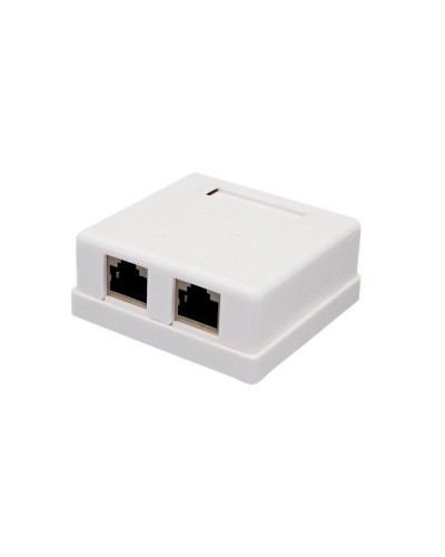 Розетка настенная RJ-45, 8P8C, Cat.6, 2 порта FTP (10-0353): Компьютерная розетка в Рубцовске
