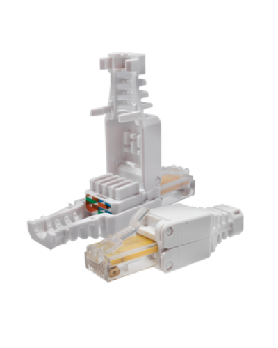 Коннектор 8P8C U/UTP Cat.5e (RJ-45) безинструментальный (10-0218). Разъем RJ-45. SUPRLAN в Рубцовске