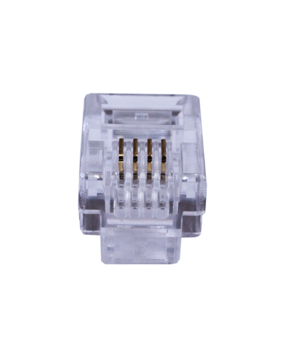 Коннекторы 4P4C (RJ-11) (100шт) (10-0229). Телефонный разъем 4P4C (RJ-11). SUPRLAN в Рубцовске