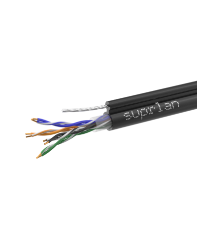 UTP Cat.5e 4x2xAWG24 Cu PE Outdoor T-FG8 (трос) Standard (01-0322-1). Кабель «витая пара» (LAN) для структурированных систем связи. SUPRLAN в Рубцовске