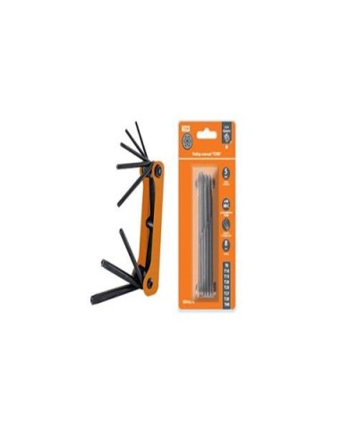 Набор ключей TORX раскладной 8шт.: T9-T40, углеродистая сталь Гранит TDM (SQ1020-0211). Набор ключей. TDM ЕLECTRIC в Рубцовске
