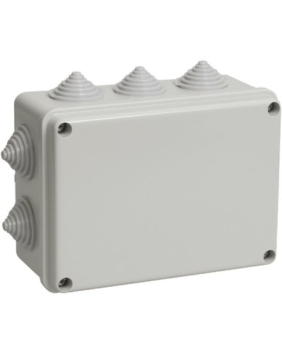 Коробка ОП 190х140х70мм, крышка, IP44, 10 гермовводов (SQ1401-1243). Распаячная коробка. TDM ЕLECTRIC в Рубцовске