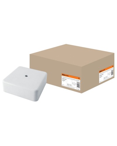 Коробка КР 50х50х20 ОП белая, IP40 (SQ1401-0201). Распаячная коробка. TDM ЕLECTRIC в Рубцовске