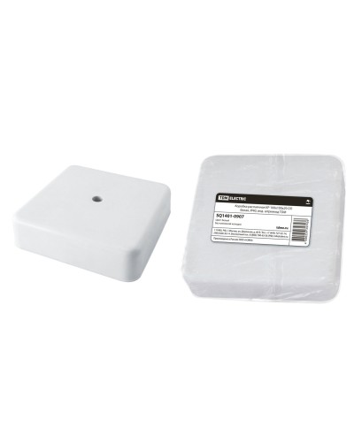 Коробка КР 100х100х29 ОП белая, IP40 (SQ1401-0907). Распаячная коробка. TDM ЕLECTRIC в Рубцовске