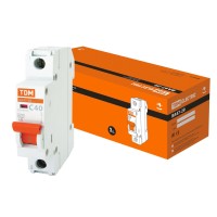 ВА47-29 1Р 40А 4,5кА х-ка С (SQ0206-0078). Автоматический выключатель. TDM ЕLECTRIC