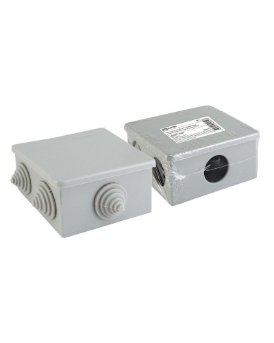 Распаячная коробка ОП 80х80х40мм, крышка, IP44, 6 вх. TDM (SQ1401-1235). Распаячная коробка ОП. TDM ЕLECTRIC в Рубцовске