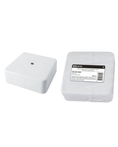 Коробка КР 50х50х20 ОП белая, IP40 (SQ1401-0901). Распаячная коробка. TDM ЕLECTRIC в Рубцовске