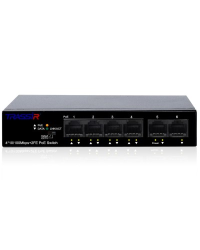 TR-NS1106-60-4POE. Коммутатор с PoE. Trassir в Рубцовске