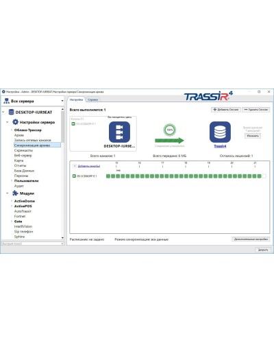 TRASSIR NetSync. Программное обеспечение для IP систем видеонаблюдения. Trassir в Рубцовске