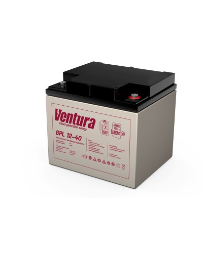 Ventura GPL 12-40. Аккумулятор герметичный свинцово-кислотный. Ventura в Рубцовске