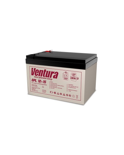 Ventura GPL 12-15. Аккумулятор герметичный свинцово-кислотный. Ventura в Рубцовске