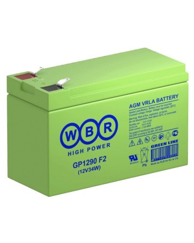 WBR GP1290 F2. Аккумулятор герметичный свинцово-кислотный. WBR в Рубцовске