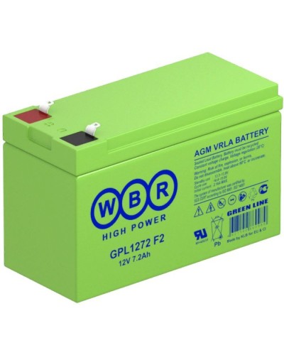 WBR GPL1272 F2. Аккумулятор герметичный свинцово-кислотный. WBR в Рубцовске