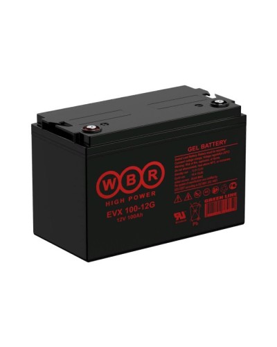 WBR EVX100-12G. Аккумулятор герметичный свинцово-кислотный. WBR в Рубцовске