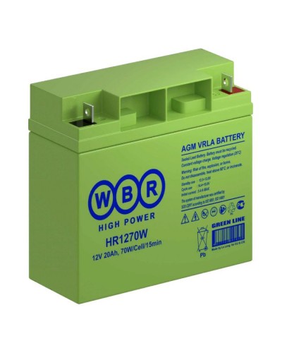 WBR HR1270W. Аккумулятор герметичный свинцово-кислотный. WBR в Рубцовске