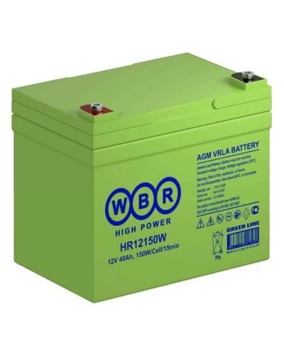 WBR HR12150W. Аккумулятор герметичный свинцово-кислотный. WBR в Рубцовске
