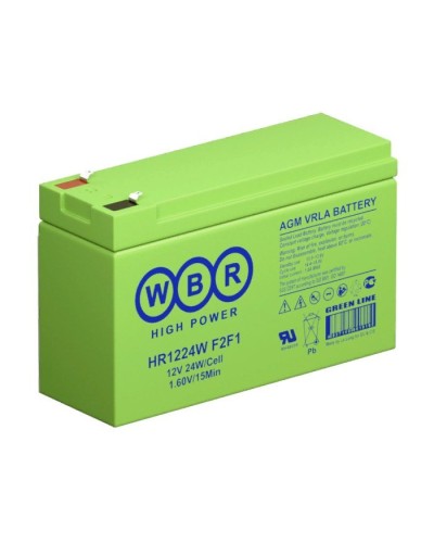 WBR HR1224W F2F1. Аккумулятор герметичный свинцово-кислотный. WBR в Рубцовске