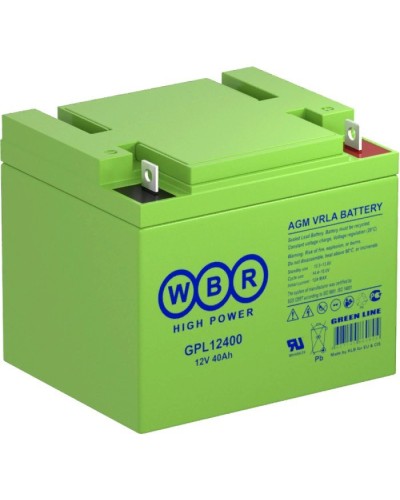 WBR GPL12400. Аккумулятор герметичный свинцово-кислотный. WBR в Рубцовске