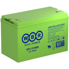WBR GPL121000. Аккумулятор герметичный свинцово-кислотный. WBR
