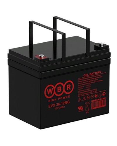 WBR EVX36-12G. Аккумулятор герметичный свинцово-кислотный. WBR в Рубцовске