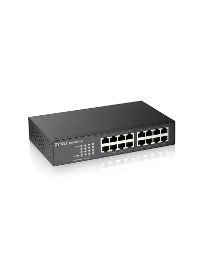 GS1100-16-EU0103F. Коммутатор 16xGE, rack 19, бесшумный. ZYXEL в Рубцовске