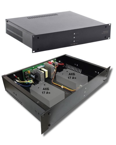 СКАТ-1200И7 RACK (СКАТ ИБП-12/5-2x17-RACK) (2142). Источник вторичного электропитания резервированный. Бастион в Рубцовске