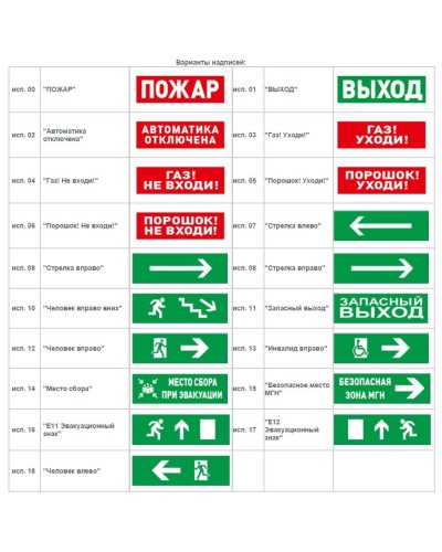 С2000-ОСТ исп.12 Человек вправо. Оповещатель световой адресный. Болид в Рубцовске
