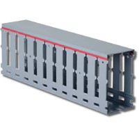 Короб перфорированный, серый RL12 40x40 (00134RL): Короб перфорированный
