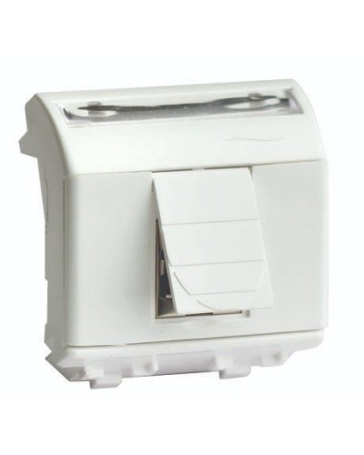 Розетка RJ-45 Brava 2 модуля слоновая кость (75450S): Розетка компьютерная с двумя разъёмами в Рубцовске