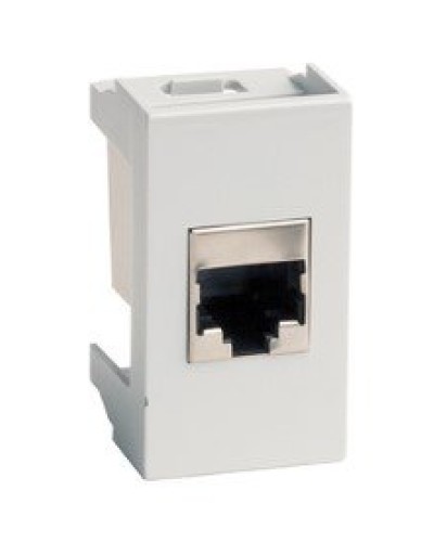 Розетка RJ-45 Viva 1 модуль серая (45138): Розетка компьютерная с одним разъёмом в Рубцовске