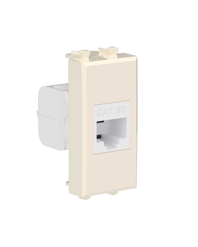 Розетка RJ-45, кат.5E, Avanti, 1 модуль, ванильная дымка (4405661): Розетка компьютерная модульная в Рубцовске