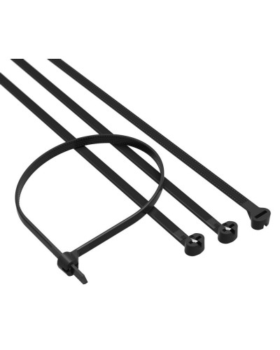 Хомут 2,5x100 P6.6, черный (100шт) (21303SR): Хомут с двойным замком в Рубцовске