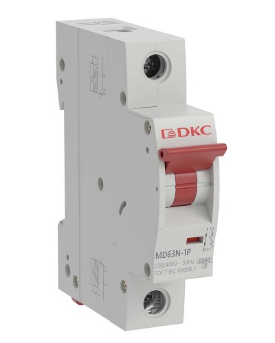 YON max MD63N 1P 6А 6кА C (MD63N-1PC6). Автоматический выключатель. ДКС в Рубцовске